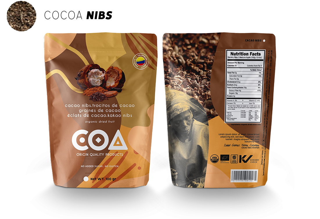 Empaque fruta deshidratada